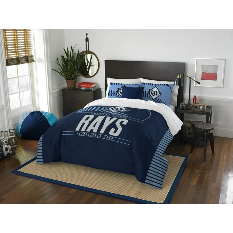 Tampa Bay Rays Grandslam Full Queen Comforter Shams Set Walmart