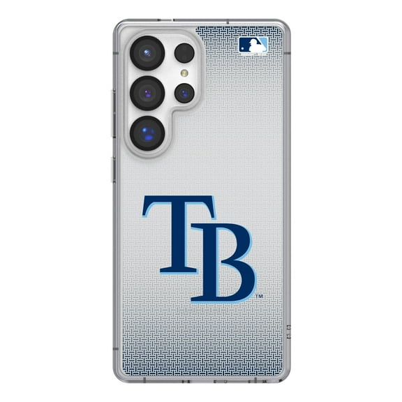 Tampa Bay Rays Linen Logo Galaxy Clear Case