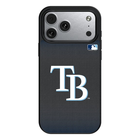 Tampa Bay Rays Linen Logo iPhone Magnetic Bump Case