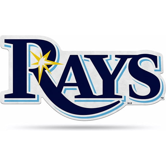 Tampa Bay Rays Pennant Shape Cut Primary Logo Design