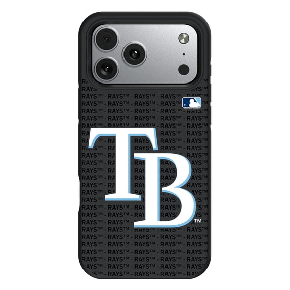 Tampa Bay Rays iPhone Text Backdrop Design Bump Case