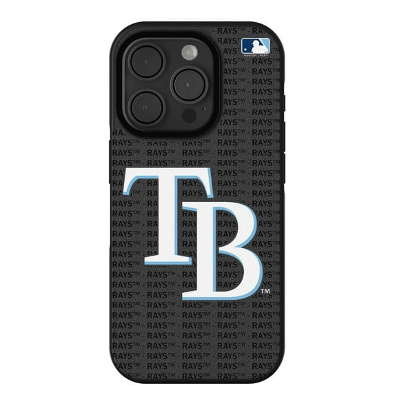 Tampa Bay Rays iPhone Text Backdrop Design Bump Case