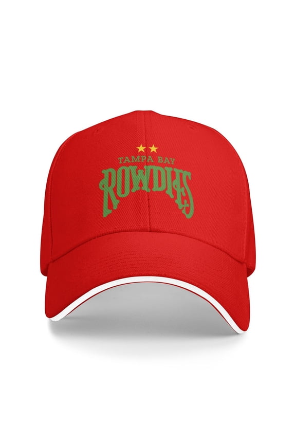 Tampa Bay Rowdies Hat Adjustable Sandwich Bill Trucker Cap For Daily & Outdoor Use