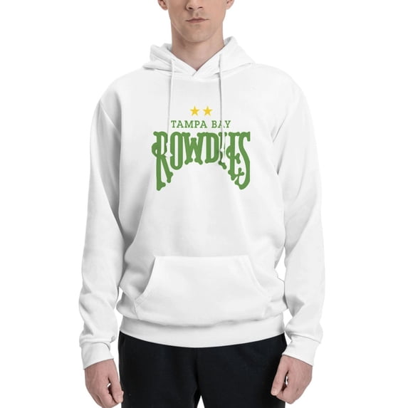 Tampa Bay Rowdies Men Fleece Hoodie Casual Pullover Sweatshirt With Kangaroo Pocket