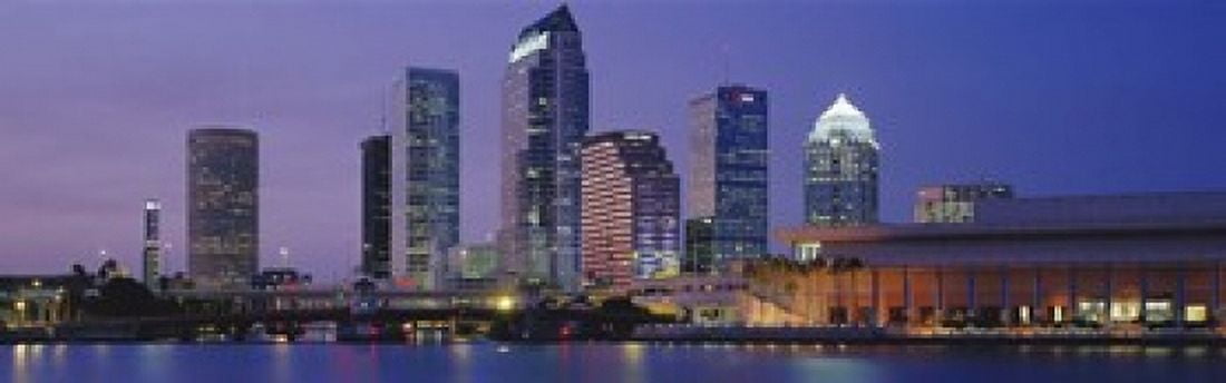 Tampa FL USA Canvas Art - Panoramic Images (18 x 6)