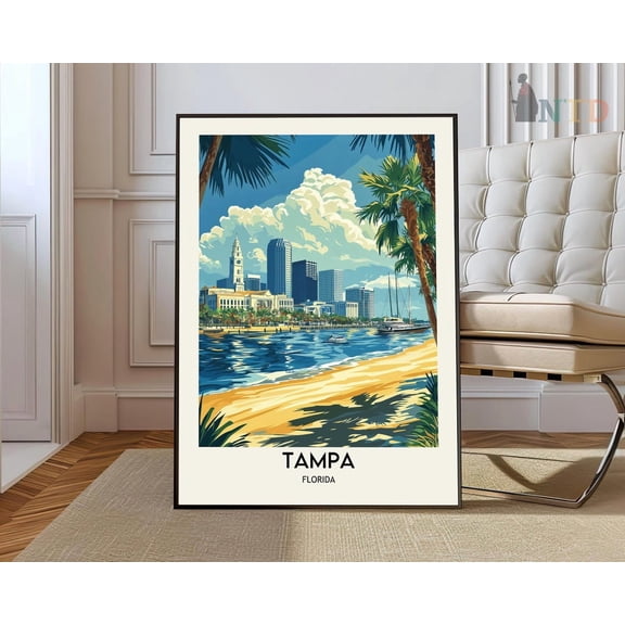 Tampa Florida Poster Unframed Paper Print