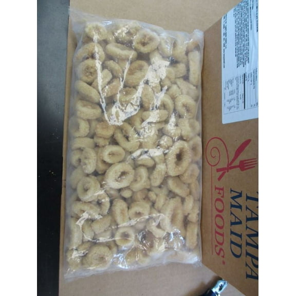 Tampa Maid Diptn Dusted Breaded Calamari Ring, 2 Pound - 6 per case.