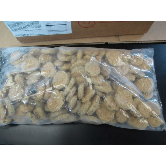 Tampa Maid Seafood Flour Coated Breaded Pickle Chip, 2.5 Pound - 4 per case.