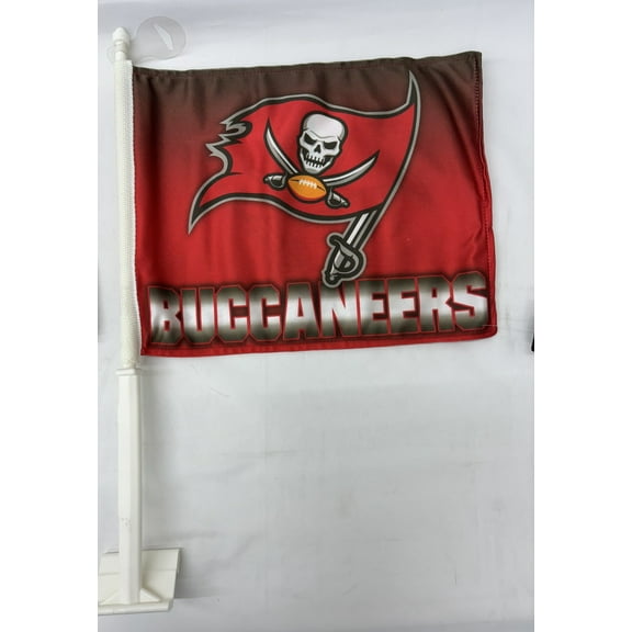 Tampa bay Buccaneers Heavy Duty Single Sided Car Flag