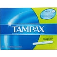 thumbnail image 1 of Tampax Cardboard Applicator Tampons, Super Absorbency 40 ea (Pack of 4), 1 of 2