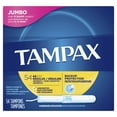 thumbnail image 1 of Tampax Cardboard Tampons Regular Absorbency, Anti-Slip Grip, LeakGuard Skirt, Unscented, 54 Count, 1 of 6
