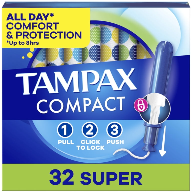 お*ん様 CAMP MANIA PRODUCTS / COMPACT ST TA Tampax Compact Pearl Tampons, with LeakGuard Braid & Extendable