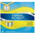 thumbnail image 1 of Tampax Pearl Plastic Regular Absorbency Tampons, Unscented 36 ea (Pack of 3), 1 of 2