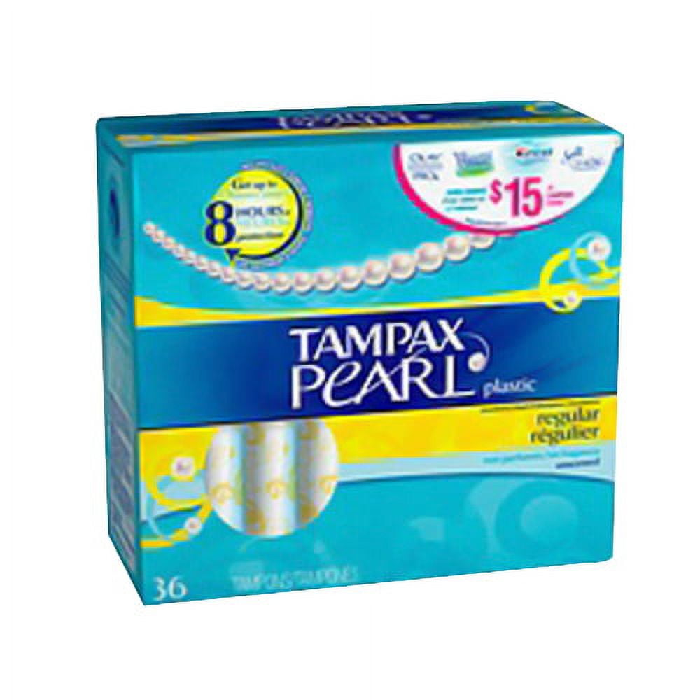 Tampax Pearl Regular Absorbency Tampons, Unscented - 36 Ea 