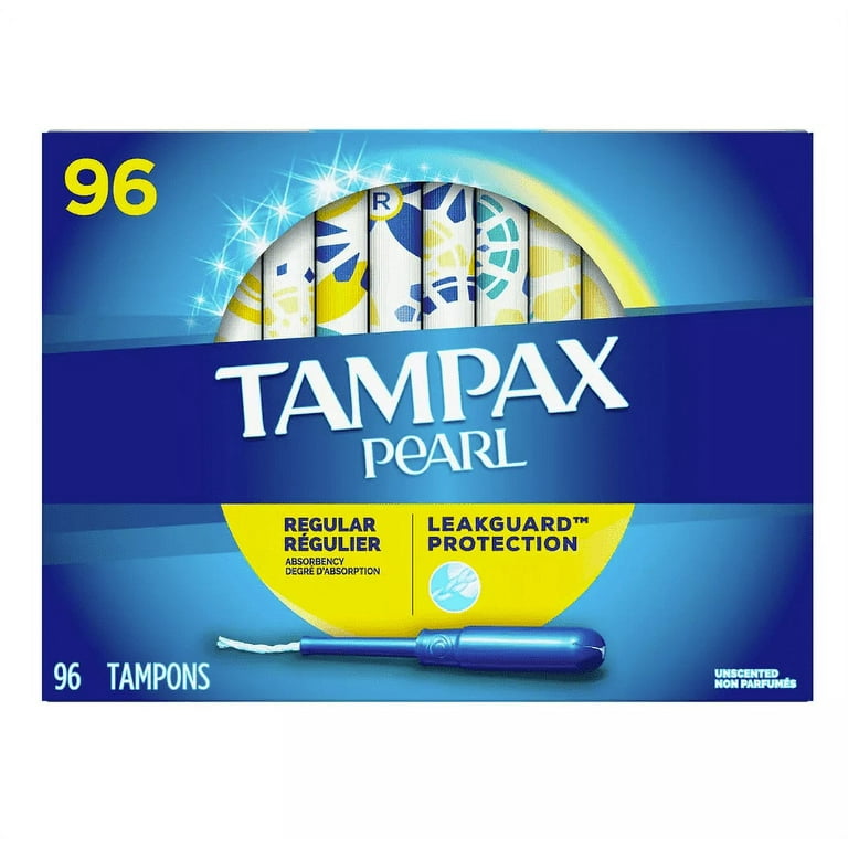 Tampax Pearl Plastic Regular Absorbency Tampons 96 Ct at Rs 4295, Tampons