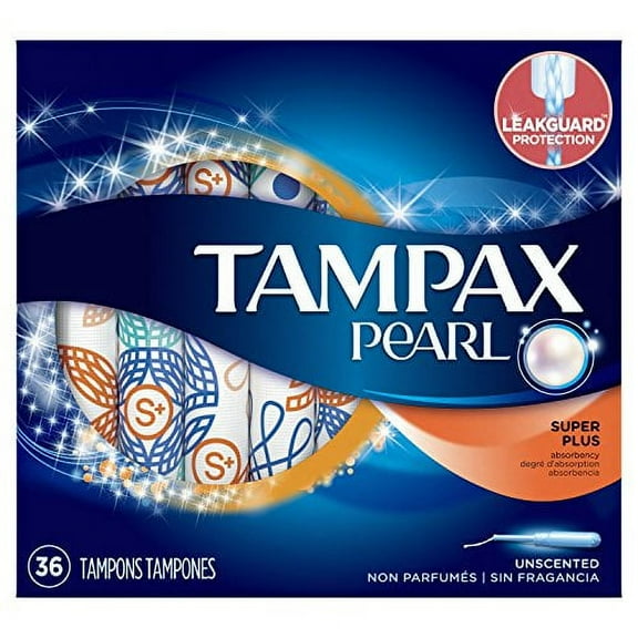 Tampax Pearl Tampons - Super Plus - 36 ct