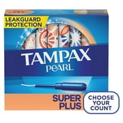 Tampax Pearl Tampons Super Plus Absorbency, Unscented, 200 Count