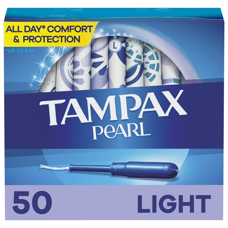  Tampax Pearl Tampons with Plastic Applicator, Regular