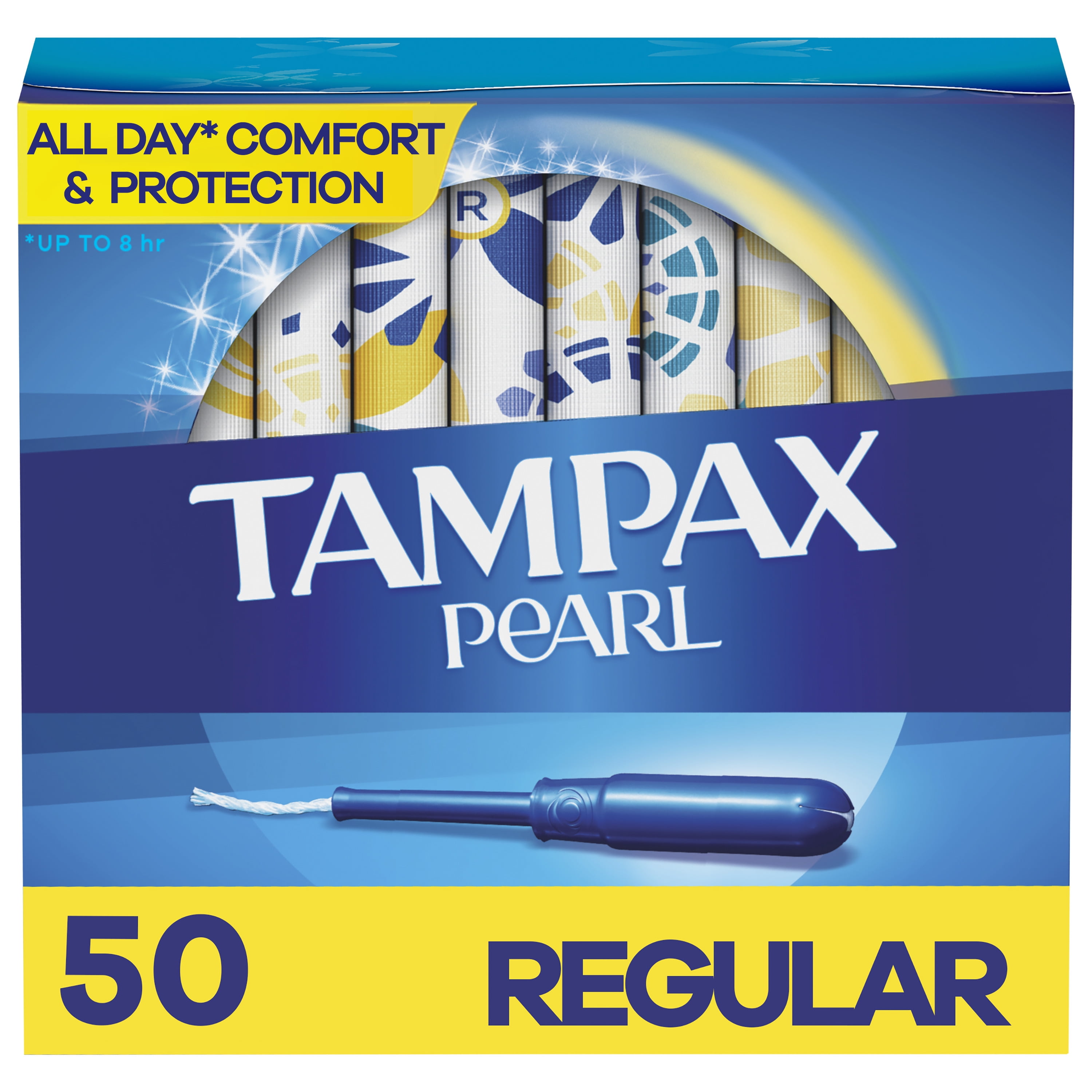 Tampax Radiant Tampons Duo Pack with Leak Guard Braid, Light