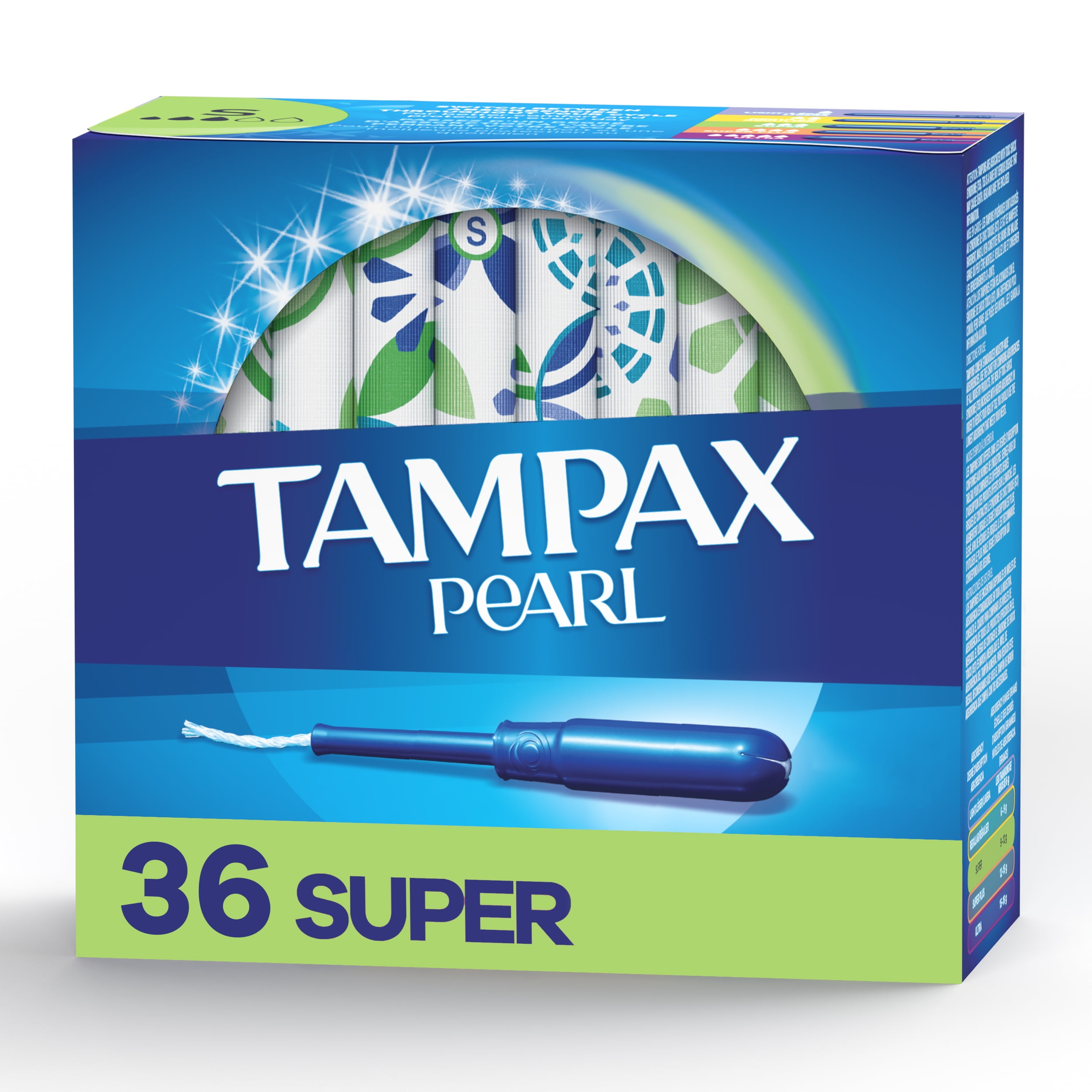 Tampax Pearl Tampons avec LeakGuard Braid, Super Maroc