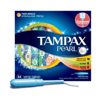 Tampax Pearl Triplepack Tampons (Pack of 6)
