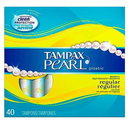 Tampax Pearl Unscented Regular 40ct