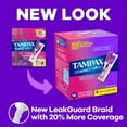 thumbnail image 1 of Tampax Pocket Radiant Tampons with LeakGuard Braid, Duo Pack Regular/Super Absorbency, 28 Ct, 1 of 12