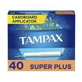Tampax Tampons, Super Plus Absorbency, Cardboard Applicator, Leakgaurd