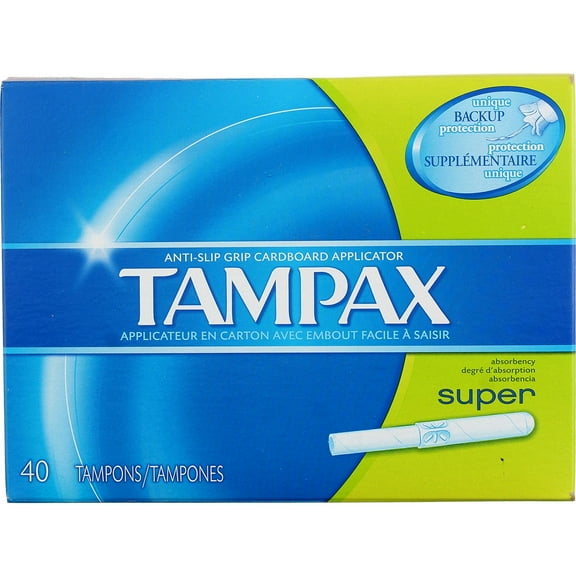 Tampax Super Tampons, 40 Ct (6 pack)