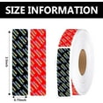 Tamper Evident Food Sealed For Freshness And Safety Stickers 0.75 X 3.5
