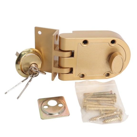 Tamper Proof Deadbolts Lock For Door Protecting Feature Stainless Steel