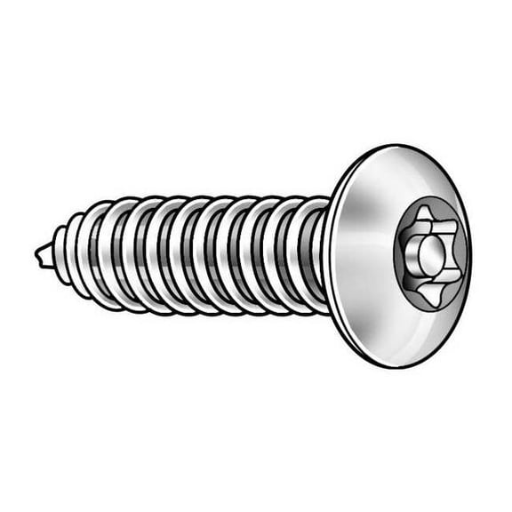Tamper-Pruf Screws Scrw Sz #8,T15,18-8SS,3/4"L,PK25 91350
