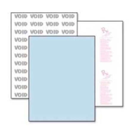 Tamper Resistant Premier Watermarked DocuGard Medical Security Paper, Blue - 11 x 8.5 in. - 500 per Pack
