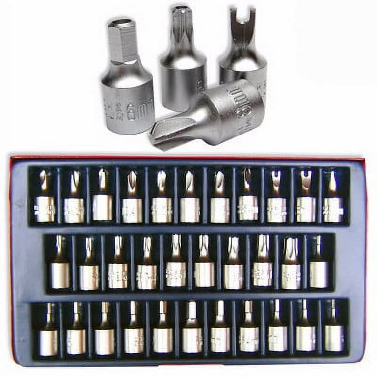 Tamper Resistant Security Bit Spanner Hex Set Walmart