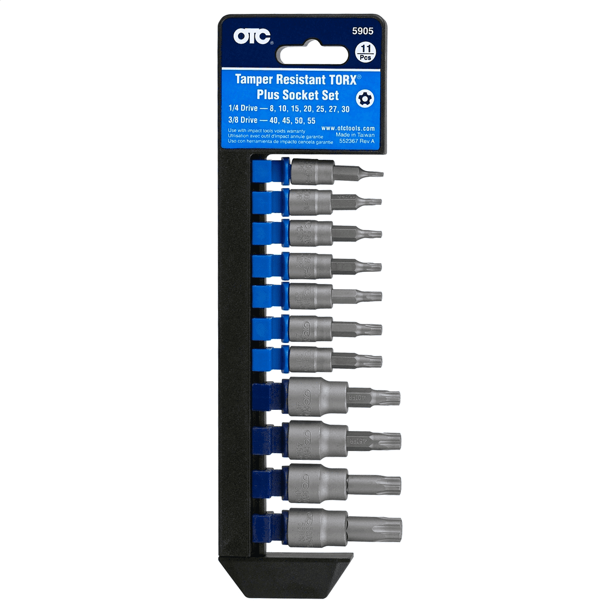 TamperResistant TORX Plus Socket set (11 piece)