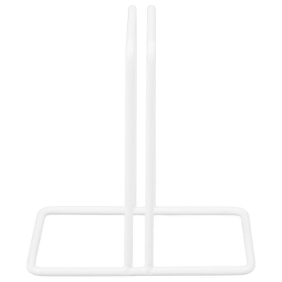 Tamper-proof Iron Grid Base Office 10.00X10.00X7.00CM White