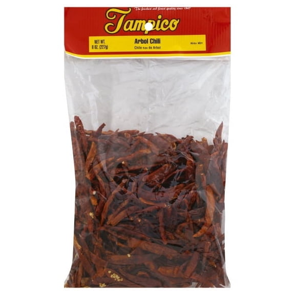 Dried Arbol Chili Peppers - 8 oz