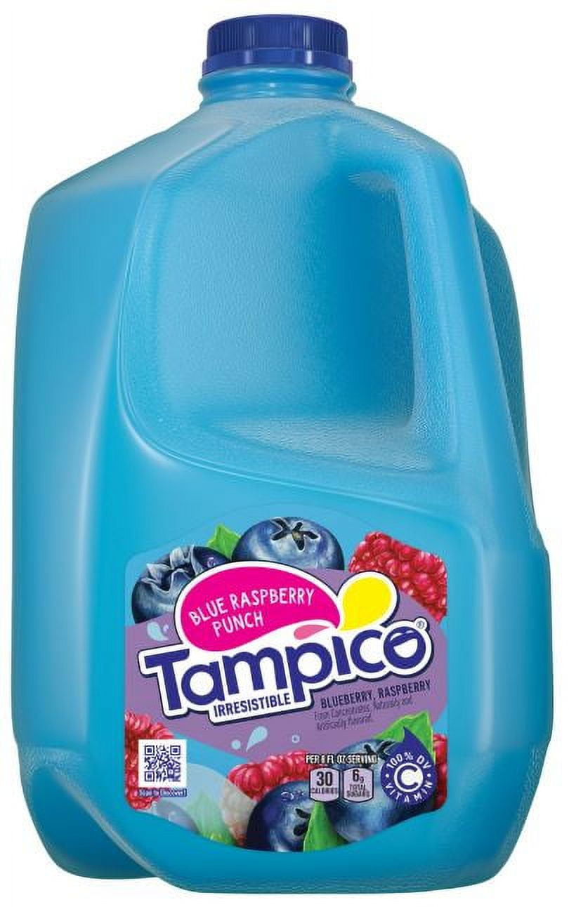 Tampico Blue Raspberry Punch, Juice Drink, 1 Gallon