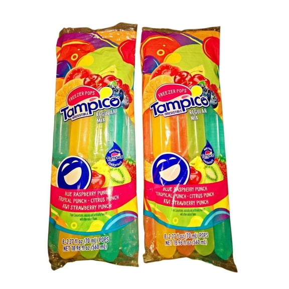 Tampico Freezer Pops, Popsicles, 2 Pack