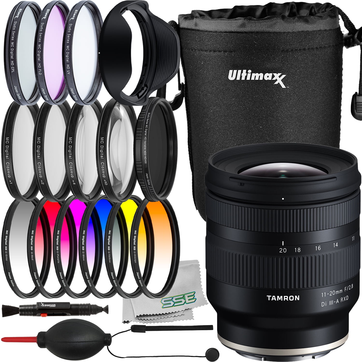 Tamron 11-20mm f/2.8 Di III-A RXD Wide Angle Zoom Camera Lens for 
