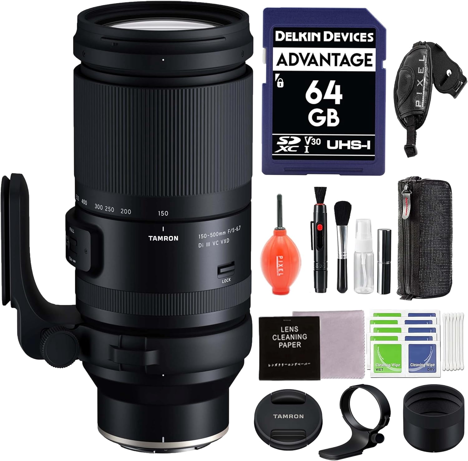 Tamron 150-500mm f/5-6.7 Di III VC VXD Lens with Advanced