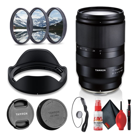 Tamron 17-70mm f/2.8 Di III-A VC RXD Lens for Fujifilm Bundle