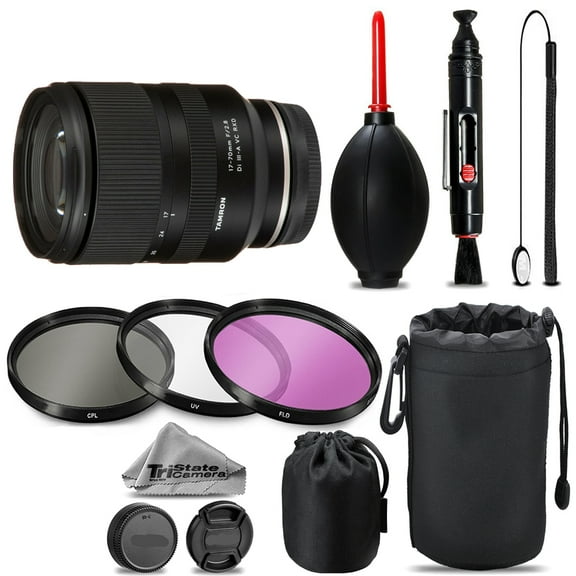Tamron 17-70mm f/2.8 Di III-A VC RXD Lens for Sony E + UV + FLD + CPL + Blower Brush + Lens Pen