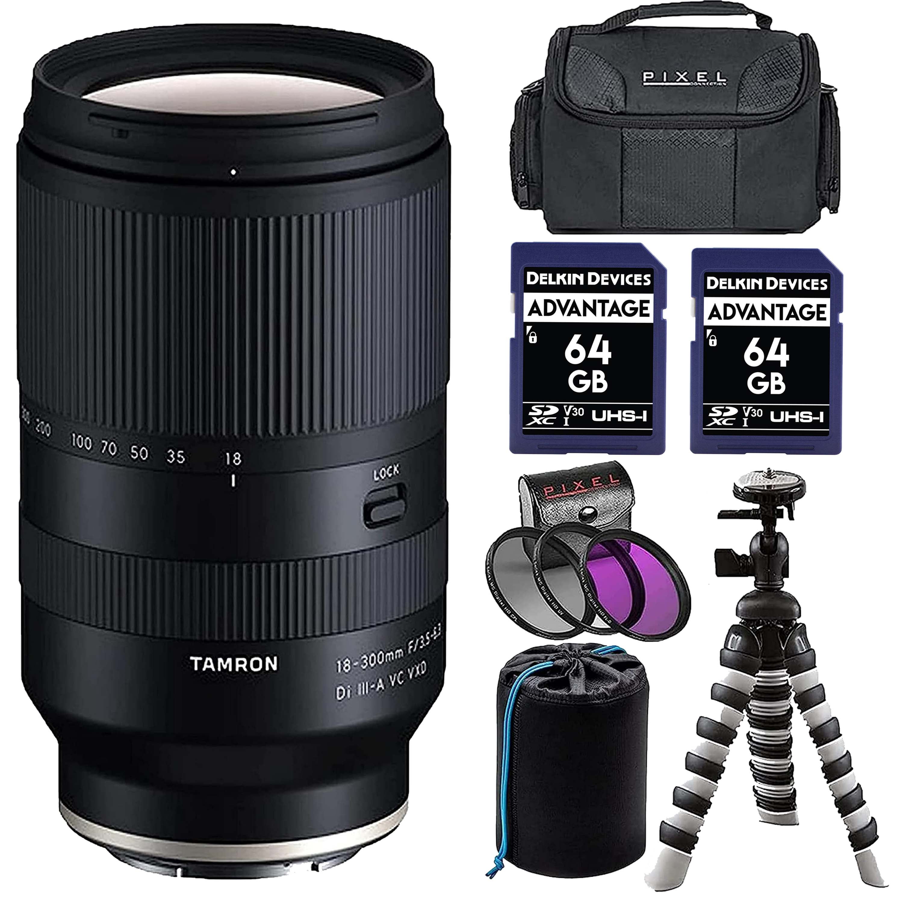 Tamron 18-300mm f/3.5-6.3 Di III-A VC VXD Lens for Sony E with