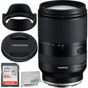 Tamron 28-200mm f/2.8-5.6 Di III RXD Lens for Sony E with Basic Accessory Bundle - Includes SanDisk Ultra 64GB Memory Card, Manufacturer s Accessories & Microfiber Cloth