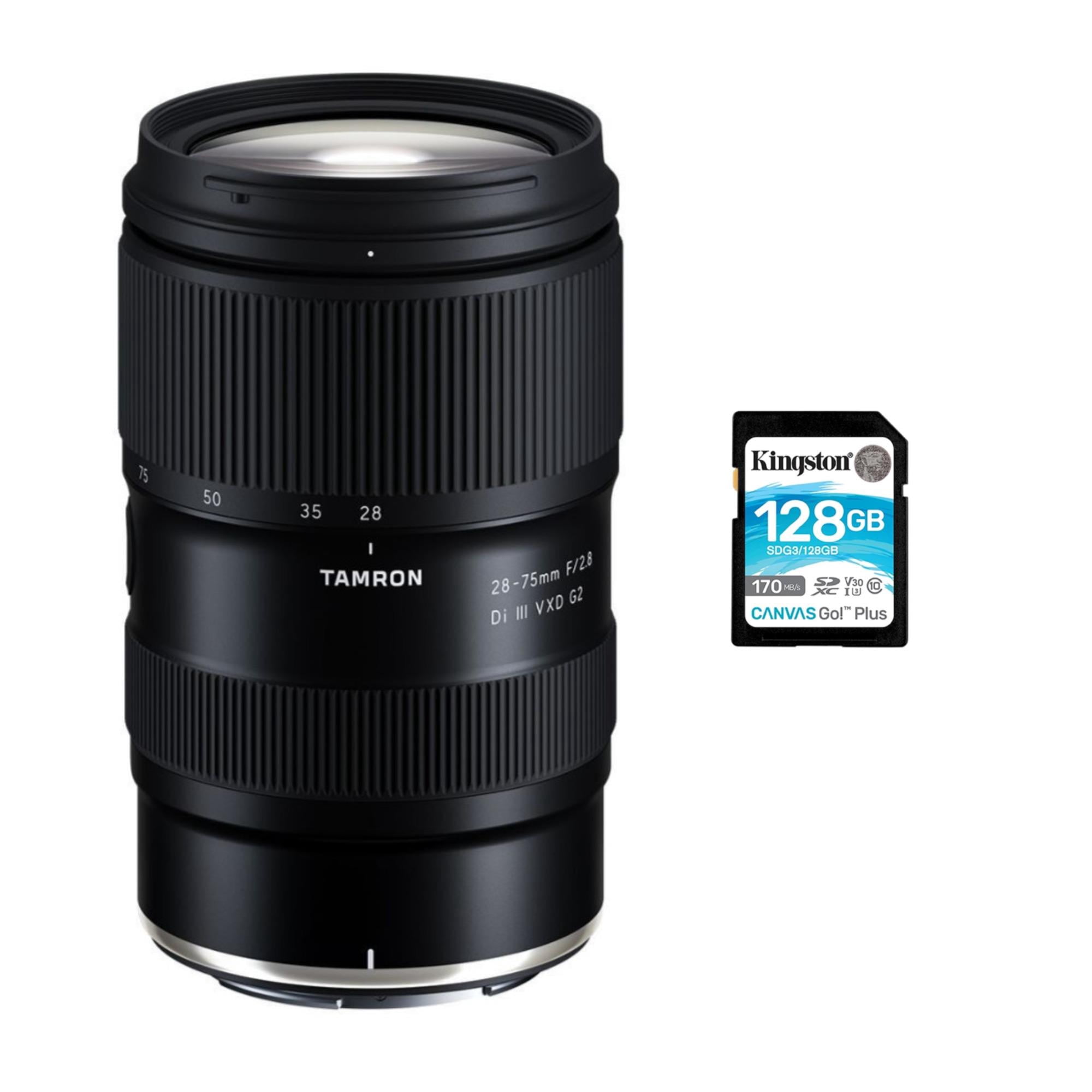 Tamron 28-75mm f/2.8 Di III VXD G2 Lens (Nikon Z) with 128GB SDXC