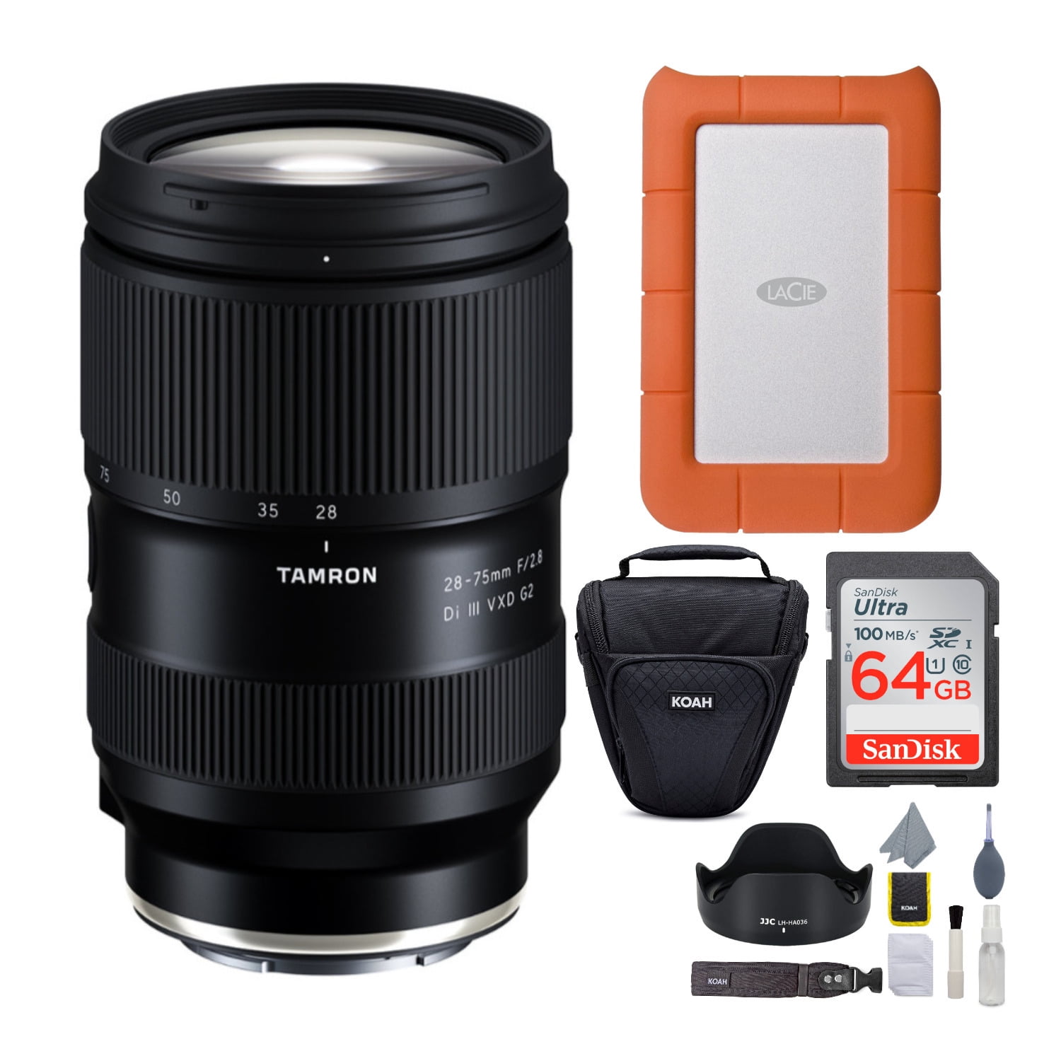 Tamron 28-75mm f/2.8 Di III VXD G2 Zoom Lens, Wide Angle E-Mount
