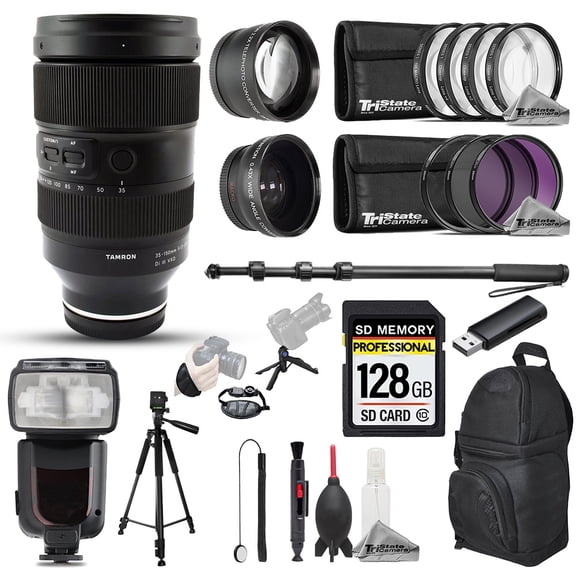 Tamron 35-150mm f/2-2.8 Di III VXD Lens - 22pc 128GB Ultimate Kit (International Version)