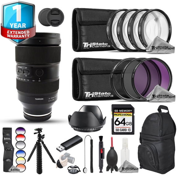 Tamron 35-150mm f/2-2.8 Di III VXD Lens - 23pc Pro Bundle + 1 Yr Warranty