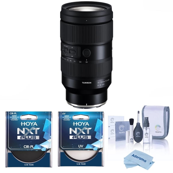 Tamron 35-150mm f/2-2.8 Di III VXD Lens for Nikon Z, Bundle with Hoya 82mm UV and CPL Filters